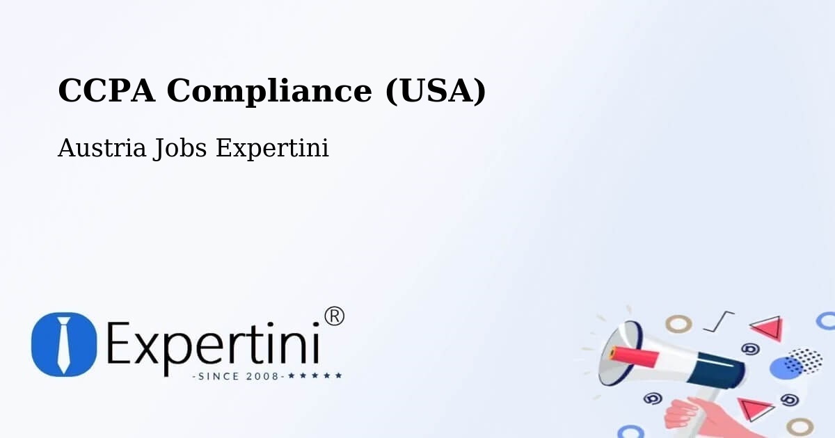 CCPA Privacy Rights & Compliance Notice – Sulz - Austria Jobs Expertini