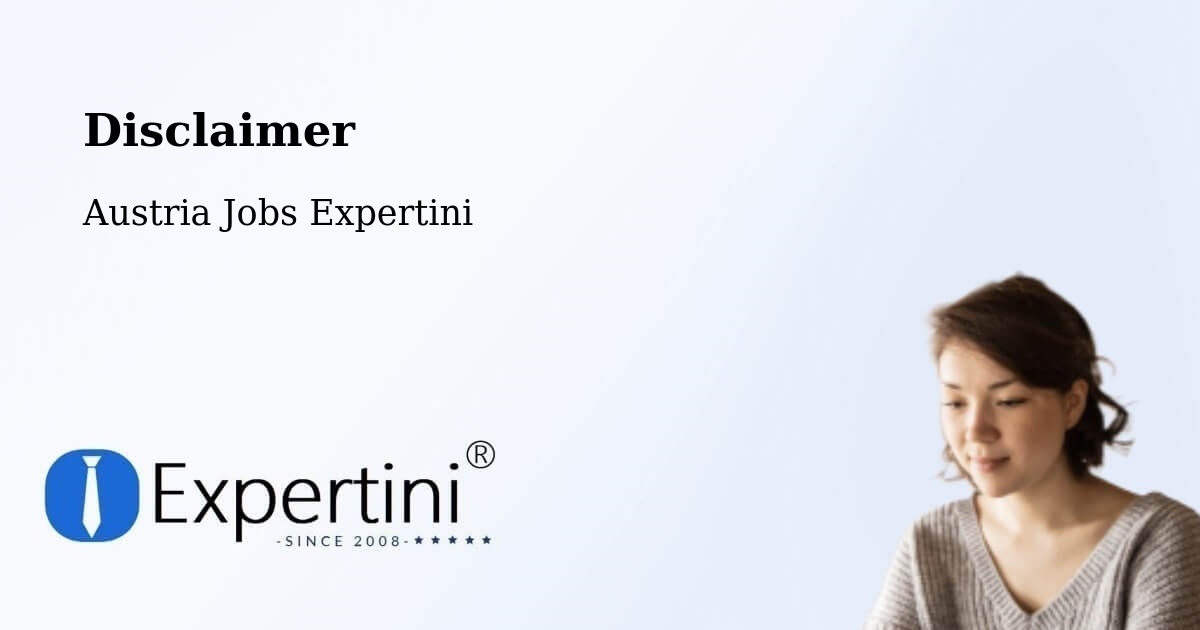 Disclaimer – Sulz - Austria Jobs Expertini