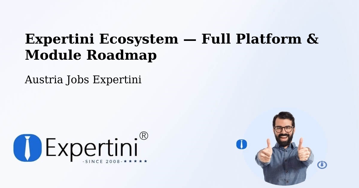 Expertini Ecosystem — Full Platform & Module Roadmap – Sulz